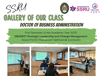 DBA8607 Strategic Leadership and Change
Management
